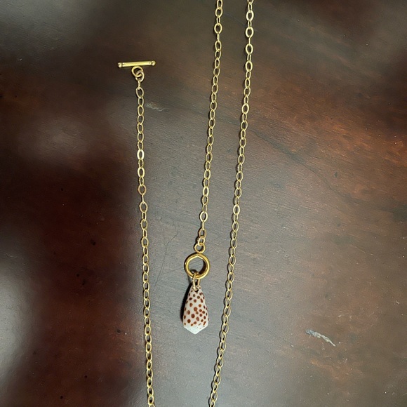 Hawaiian Cone Shell Pendant on 14k Chain/Rare - Picture 3 of 8